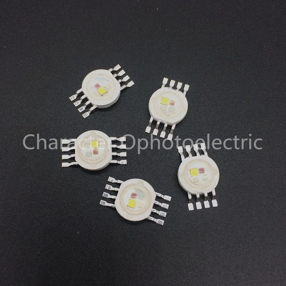 10-100pcs 12W RGBW 8pin High Power LED Chip 3X4W Colorful DIY molding Stage lights Source | Лампы и освещение
