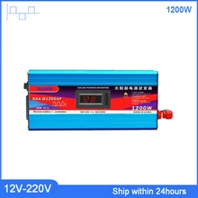 Suore 1200W 12V para 220V Inversor De Potência Do Veículo/DC Modificado Inversor de Onda Senoidal com Porta USB /Car Power Inverter adaptador Conversor
