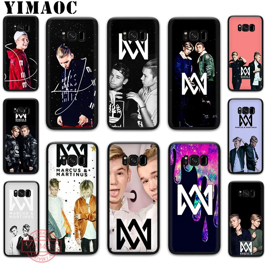YIMAOC Marcus &amp Martinus мягкий чехол для Samsung J4 A20E A70S A51 A71 A81 A91 J6 Prime J8 2018 J7 Duo | Мобильные