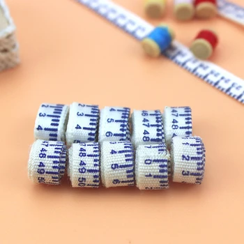 

Mini Ruler Simulation Crafts Toys 1/12 Dollhouse Sewing Tailor Accessories Clothes Ruler Dolls House Miniature Furniture