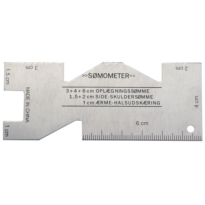 Präzision Naht Messung Gauge Metall Quilten Schneider Lineal Vorlage Nähen Lineal Für DIY Patchwork Quilten Handwerk Zubehör – Detail 7