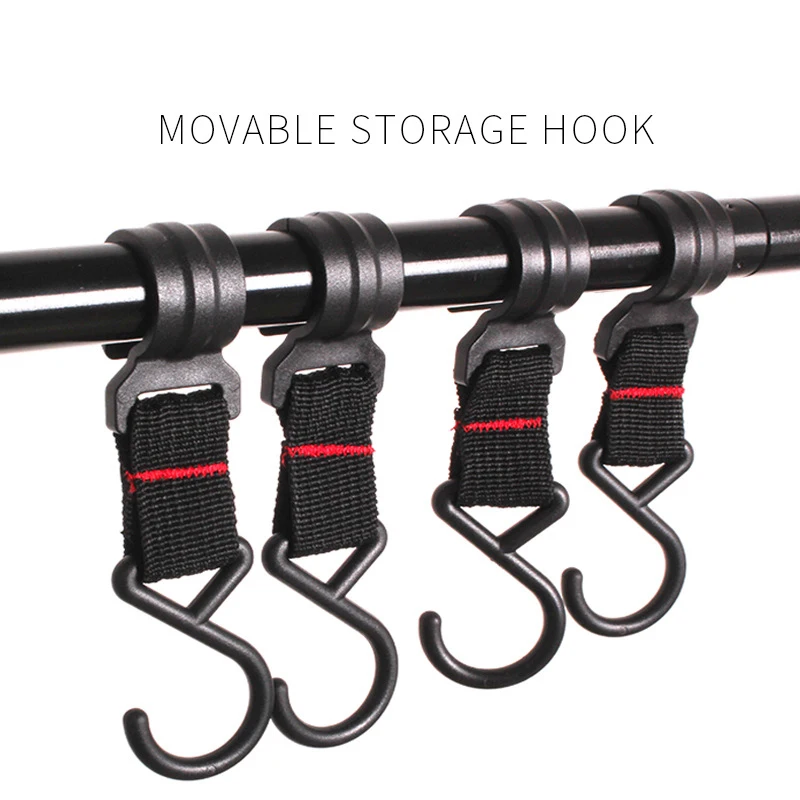 Горячая HG 5Pcs открытый кухонная посуда подвесной крючок треугольный горшок