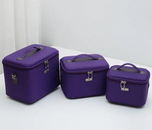 Makeup Organizer Women Toiletry Cosmetic Bag Women cosmetic box suitcase Makeup Case Storage Suitcase for make up organizer 3