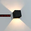 Led Wall Light With G9 Bulb Garden Wall Lamp IP65 Waterproof Light Fixture Indoor/Outdoor Lighting Decoration Aluminum AC220V 1