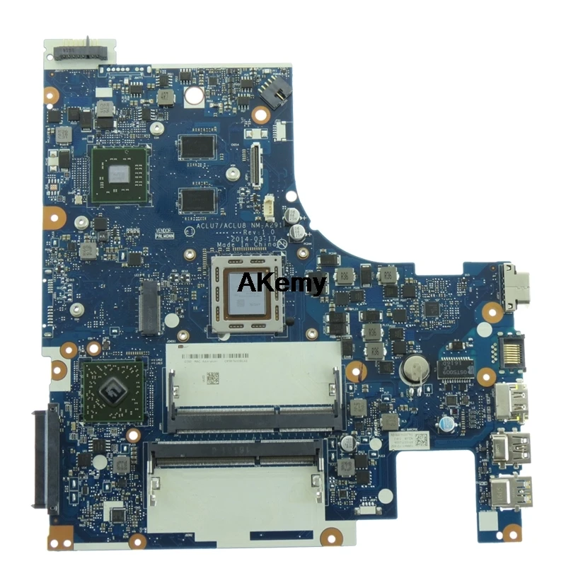Z50-75 материнская плата для lenovo Z50-75 G50-75M G50-75 материнская плата ACLU7/ACLU8 NM-A291 Rev1.0 с A8-7100 Процессор Тесты