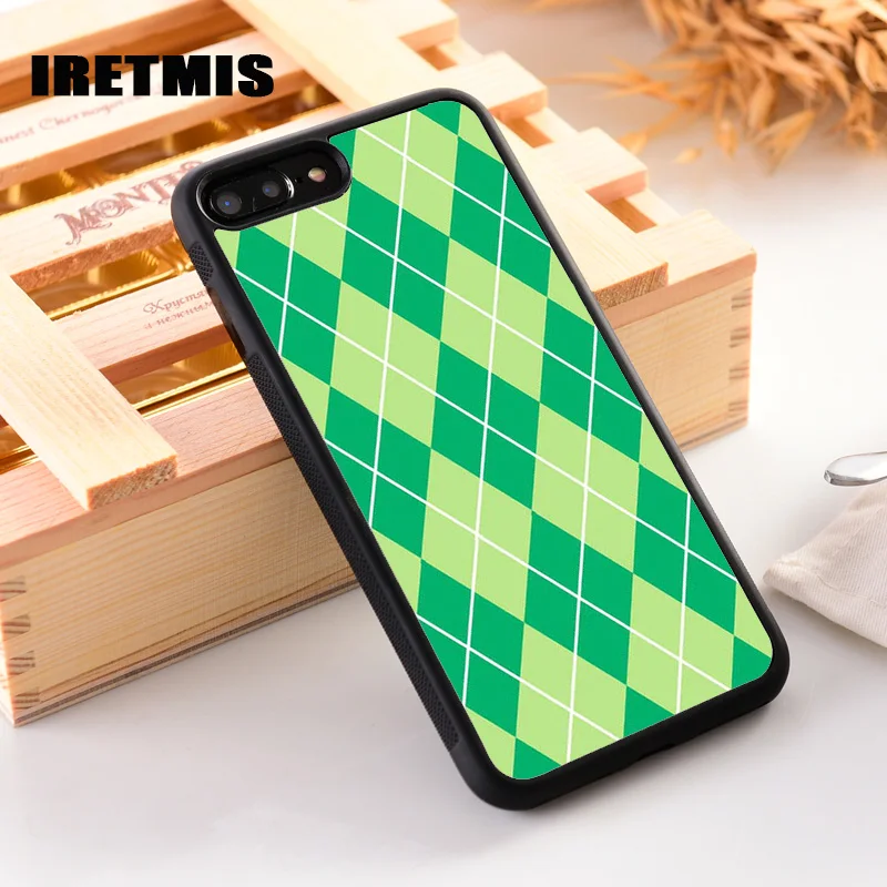 Силиконовый резиновый чехол Iretmis для iPhone 6 6S 7 8 PLUS X XS XR 11 12 Mini Pro Max | Мобильные