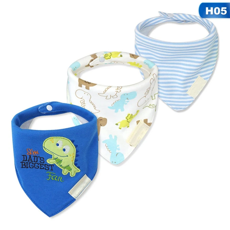 3 шт./лот хлопоковый для новорожденных малышей Bibs Одежда высшего качества для мальчиков, полотенце для девочек мультяшная бандана слюнявчик Нагрудник слюнявчик для младенца Полотенца для детей ясельного возраста - Цвет: 5