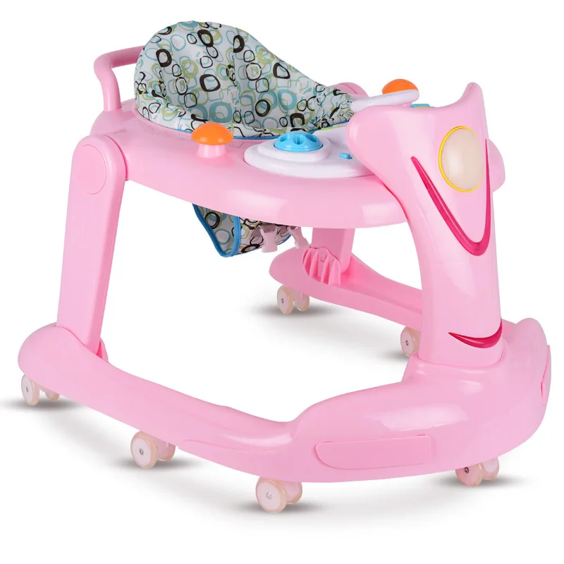 

Baby Walker 6/7-18 Months Multi-functional Folding Scooter Music Lighting Assistant Step Toy Car