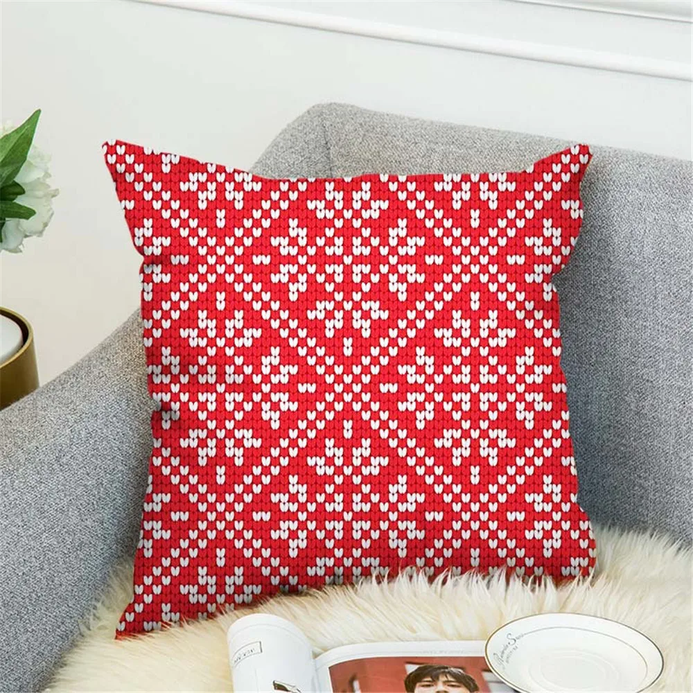 

Decorative Cushions Cover Pillow Case Geometric Printed Polyester Throw Pillow Decor for Home Decoration Sofa Pillowcase