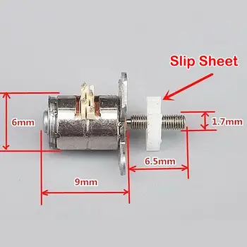 

Micro 6mm 2-Phase 4-Wire Precision Stepper Motor Slider Screw Nut Rod Moving Block Tiny Mini Stepping Motor for Digital Camera