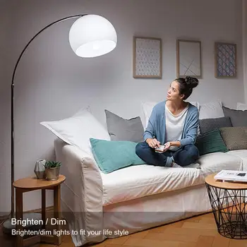 

10W WiFi Smart Light Bulb RGB Cold Light LED E27 E26 WiFi Bulbs Compatible with Amazon Alexa Google Home Smartphone