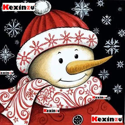 10 kexinzu Full Square/Round 5D DIY Diamond Painting Cross Stitch 3D Embroidery Mosaic Diamondpainting Christmas Greeting Card Gift - Color: 10