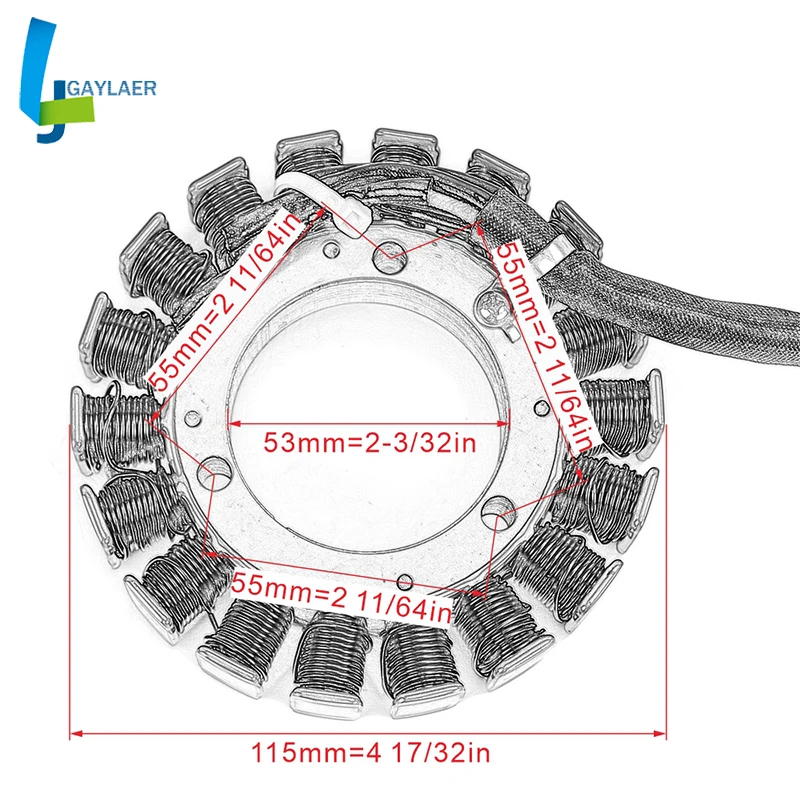 Магнето обмотка статора генератора для Arctic Cat 0802-056 3323-200 ATV 400/500 ALTERRA 400 500 425 CR 450 ALTERRA Alterra 400