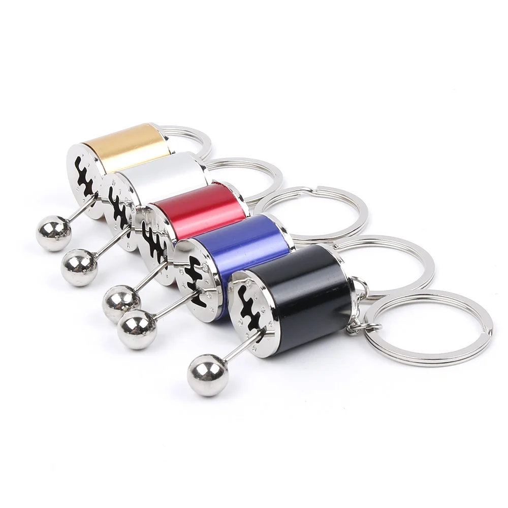 

Key Chain Ring Fob Keyring Car 6 Speed Gearbox Gear Shift Racing Tuning Model Auto Accessories