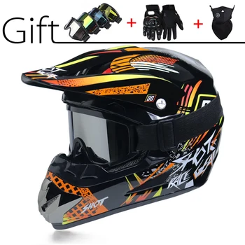

New capacetes motocross helmet professional off road helmet Mens motorcycle helmets Dirt Bike Rally racing casco DOT Approved