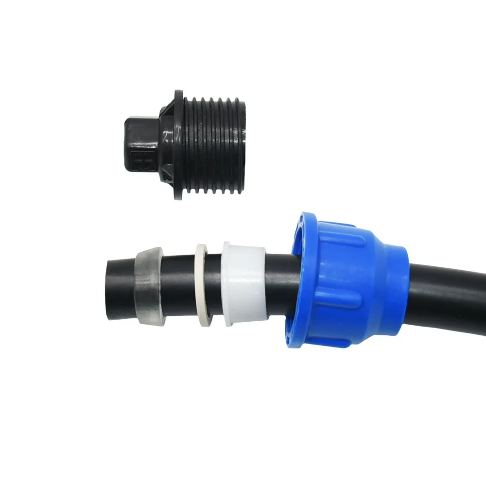 Pipe Connector 20/25/32/40/50/63mm PVC PE Tube Tap Water Splitter Plastic Quick Valve Garden Farm Irrigation