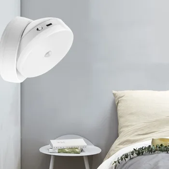 

Rechargeable LED Desk Light Silicone Night Light Motion Sensor Night Light Bedside Lamp With Magnetic Base Bedroom Wall Light