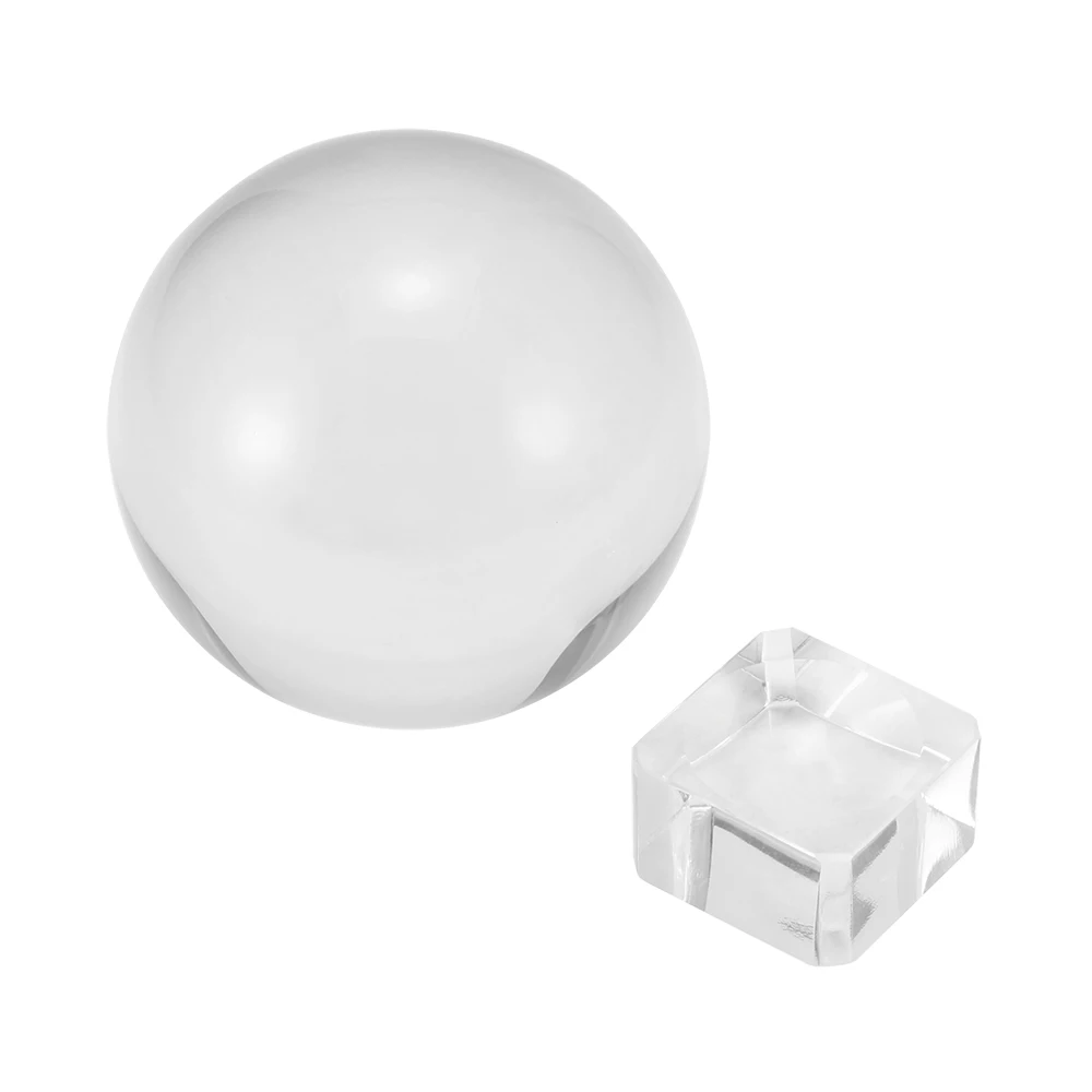 30mm-100mm Crystal Ball Quartz Glass Clear Ball Spheres Glass Photography Balls Crystal Craft Decor Feng Shui resin crafts crystal ornament crystal stone ornament glass ornament