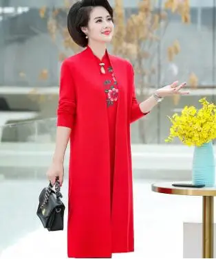 6 Элегантное платье-футляр для матери невесты с кружевным жакетом vestidos de noivas - Цвет: 6