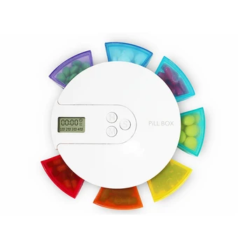 

Dust-proof And Moisture-proof Electronic Pill Case Portable Smart Reminder Medicine Box Medical Drug Box With Clock