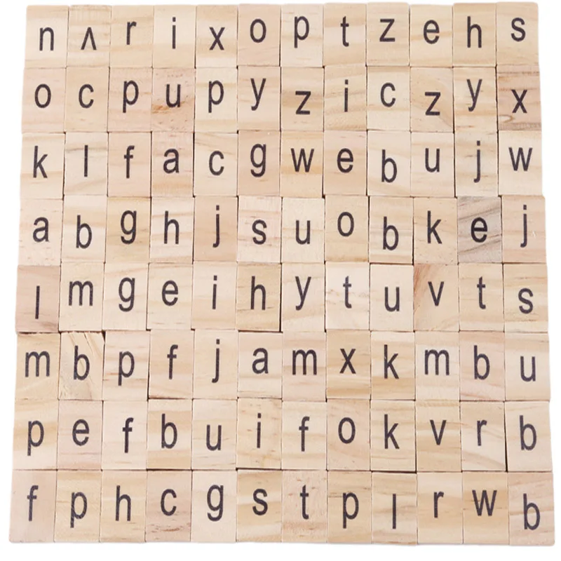 100 шт. деревянные пазлы Игрушки английские слова буквы алфавит обучающие ремесла