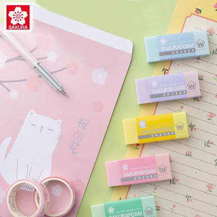 

Sakura 5PCS Medium 2B/4B Super Clean Without Leaving Marks, Special Highlight Eraser for Art Sketch Learning