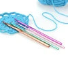 Aluminum Crochet Hooks Multicolor Mixed 2-10mm Knitting Needles DIY Craft Yarn Sewing Needle For Mom's Gift ► Photo 2/6