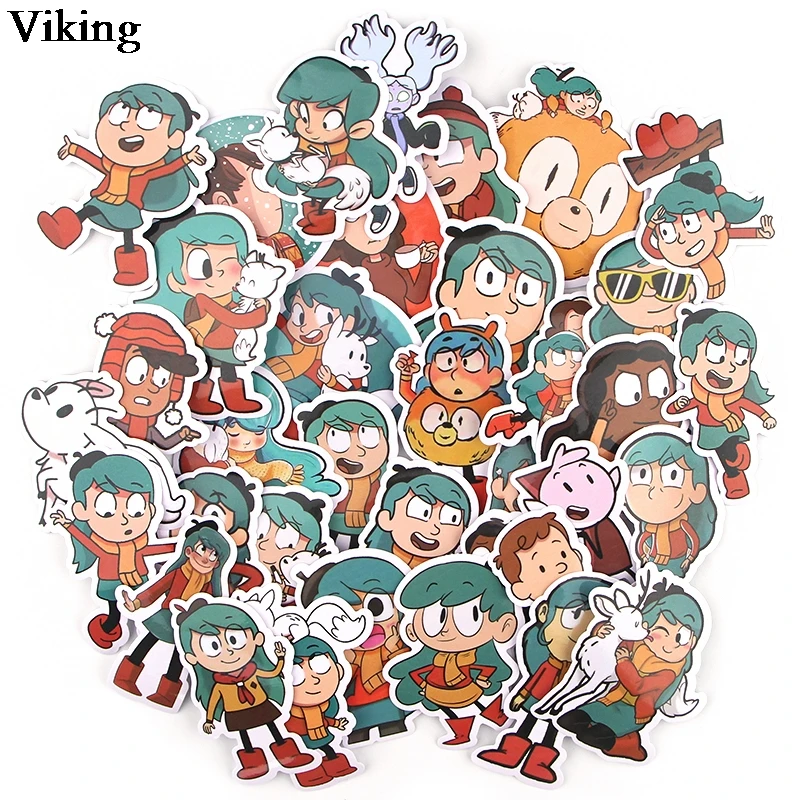 35 шт./компл. Hilda стикер s мультфильм стикер для канцелярских товаров ноутбук телефон багаж наклейка s милый альбом наклейки Подарки Для Семьи G0730