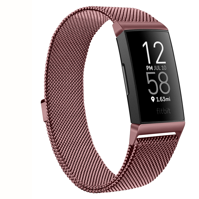 Magnetic Milanese Strap For Fitbit Charge 4 3 Band Replacement Wristband Watchband For Fitbit Charge 3 SE Strap Men Female