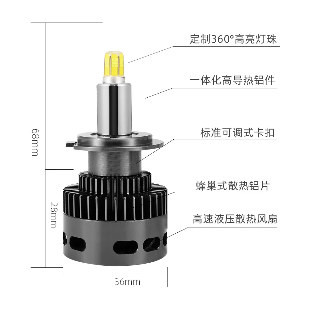 2 шт. H1 H3 H7 Led Canbus H8 H11 HB3 9005 HB4 9006 светодиодный головной светильник s мини 100 Вт 10000LM автомобильный светильник лампы автомобилей Авто Лампа
