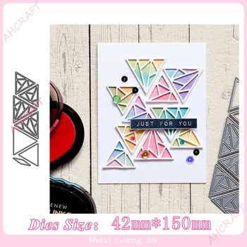 

Triangl lace frame Metal Cutting Dies for diy Scrapbooking Photo Album Decorative Embossing PaperCard Crafts Die2020