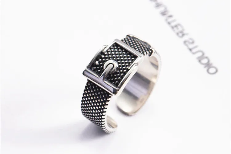 DreamySky,, настоящее 925 пробы, серебряный пояс, кольца для женщин, большие античные кольца, ювелирные изделия на палец, высокое качество