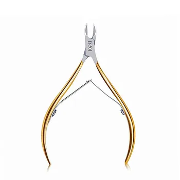 

Gold Cuticle Scissors Toenail Cuticle Nipper Trimming Stainless Steel Nail Clipper Cutter Cuticle Scissor Plier Manicure Tool