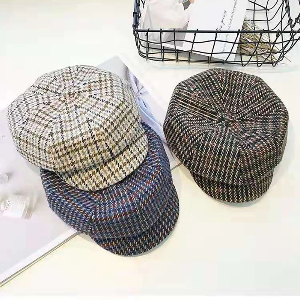 Берет, кепка, Ретро стиль, Регулируемый козырек от солнца, хлопок, газетчик, художники, восьмиугольная остроконечная шляпа, наружные головные уборы, аксессуары для одежды