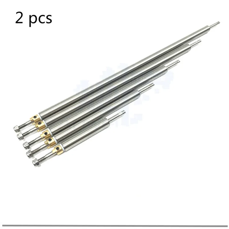 2Pcs 4mm RC drive shafts RC boat propeller shaft assembly boat shaft