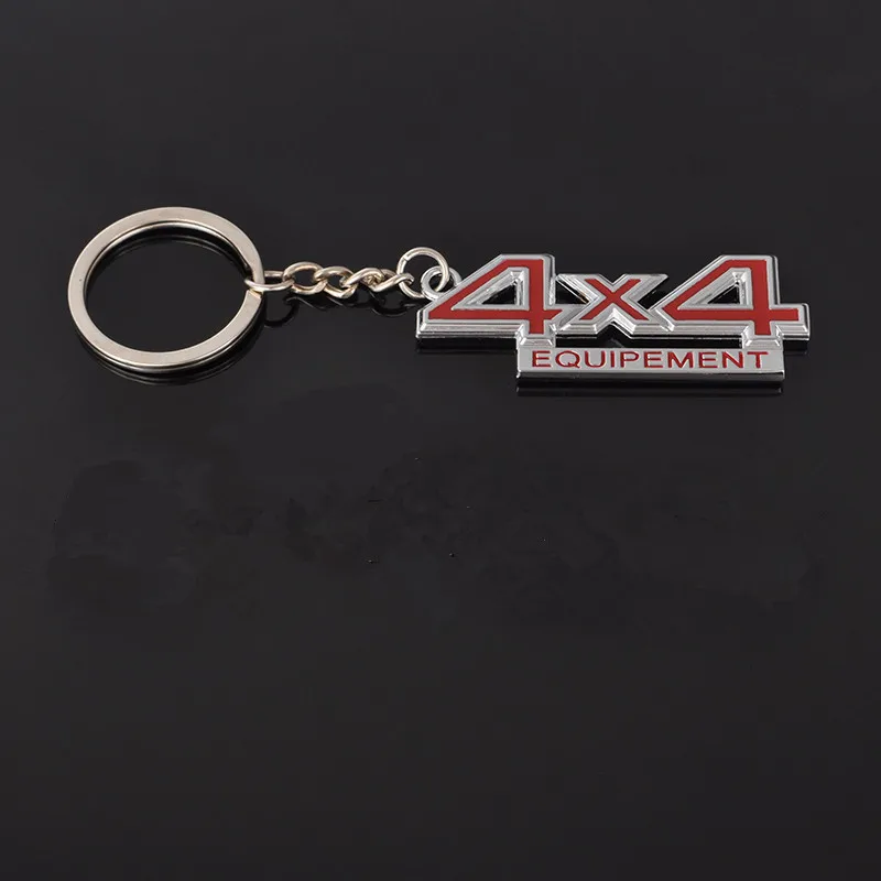 Авто 4wd 4x4 оборудование брелок для Mercedes Jeep Toyota Land Cruiser Dodge Challenger, Charger Nissan Qashqai кольцо для ключей из сплава - Название цвета: for Equipment red