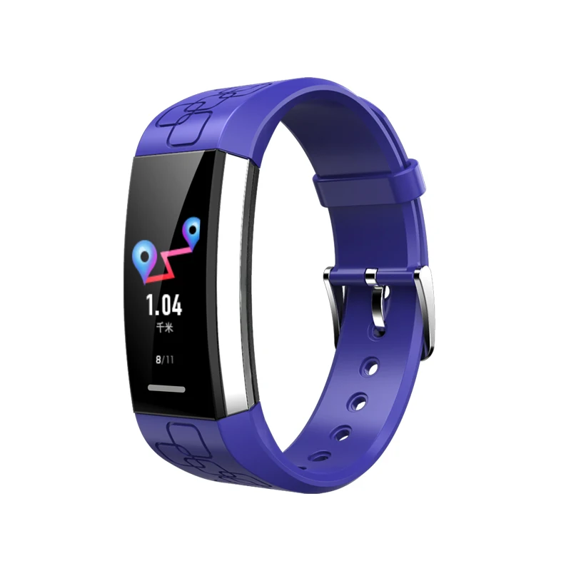 Фиолетовый Открытый сенсорный экран IP68 водонепроницаемый смарт-часы ECG+ PPG Fitnes спортивный браслет gps позиционирование портативный спортивный Смарт-часы - Цвет: Фиолетовый