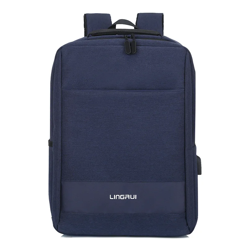 

Business Casual Backpack Men's Bag Waterproof USB Charging Large-Volume Can Be Set Computer Backpack with Trolley
