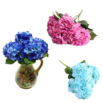 

CSS Artificial Hydrangea 5 Flower Heads Bouquet Wedding Garden Party Bridal Decor