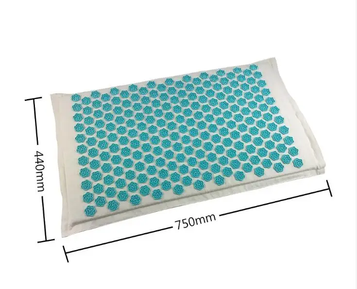 Массажер для акупрессуры подушка Массажный коврик Расслабление облегчение боли в спине шип коврик Акупунктура Массаж йога коврик с подушкой - Цвет: As Picture