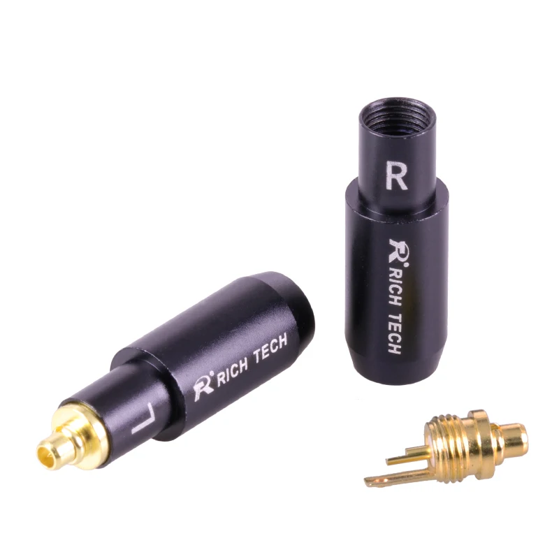 2 шт. MMCX HIFI Разъем для наушников позолоченный штекер ESW750 ESW950 ES770H 990H|Соединители| |