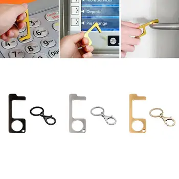 

Open Door Portable Hygiene Hand Antimicrobial Alloy Door Opener Elevator Handle Safety No Contact Tool