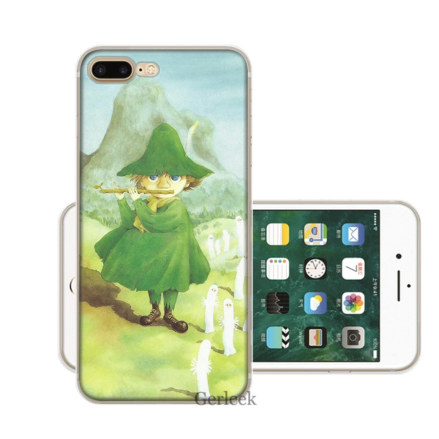 Чехол для мобильного телефона iPhone 11 Pro 6 6s 7 8 P Lus iPhone XR X XS Max 5 5S SE Shell Snufkin и Little My жесткий чехол - Цвет: H8