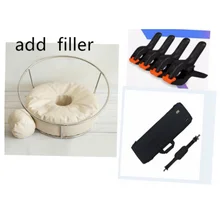 Позирует Beanbag рамка набор новорожденный позер студийный фон фотография Стенд фото реквизит Bebe позирует Bean мешок для новорожденного