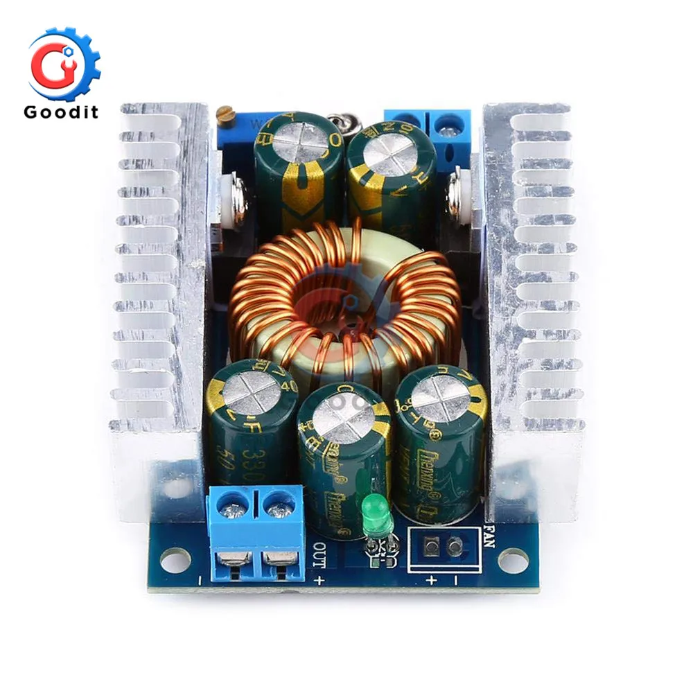 DC-DC 5-40 V до 1,2-36 V 12A Max модуль ldo понижающего преобразователя Питание модуль Напряжение регулятор для автомобиля с алюминиевым сплавом чехол