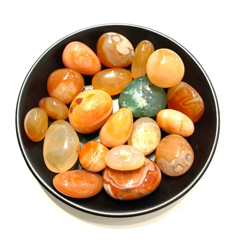 

100g Natural Agate Gravel Natural Color Agate Degaussing Stone Landscaping Decoration Healing Crystal