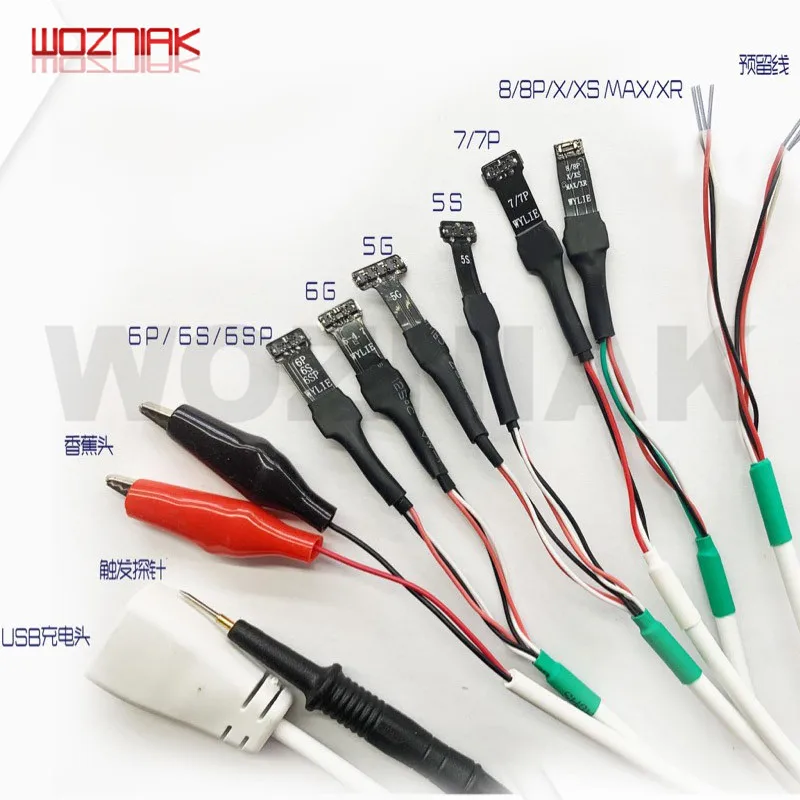 WOZNIAK power-on провод для IPHONE 5/5s/6/6 P/6 S/6SP/7G/7 P/8G/8 P/X/XR/XS/XSMAX линия тестирования интерфейса обслуживания