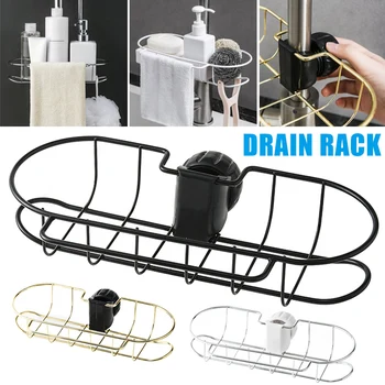

Faucet Drain Rack Soap Dishcloth Cleaning Pad Sponge Holder for Kitchen Bathroom HUG-Deals