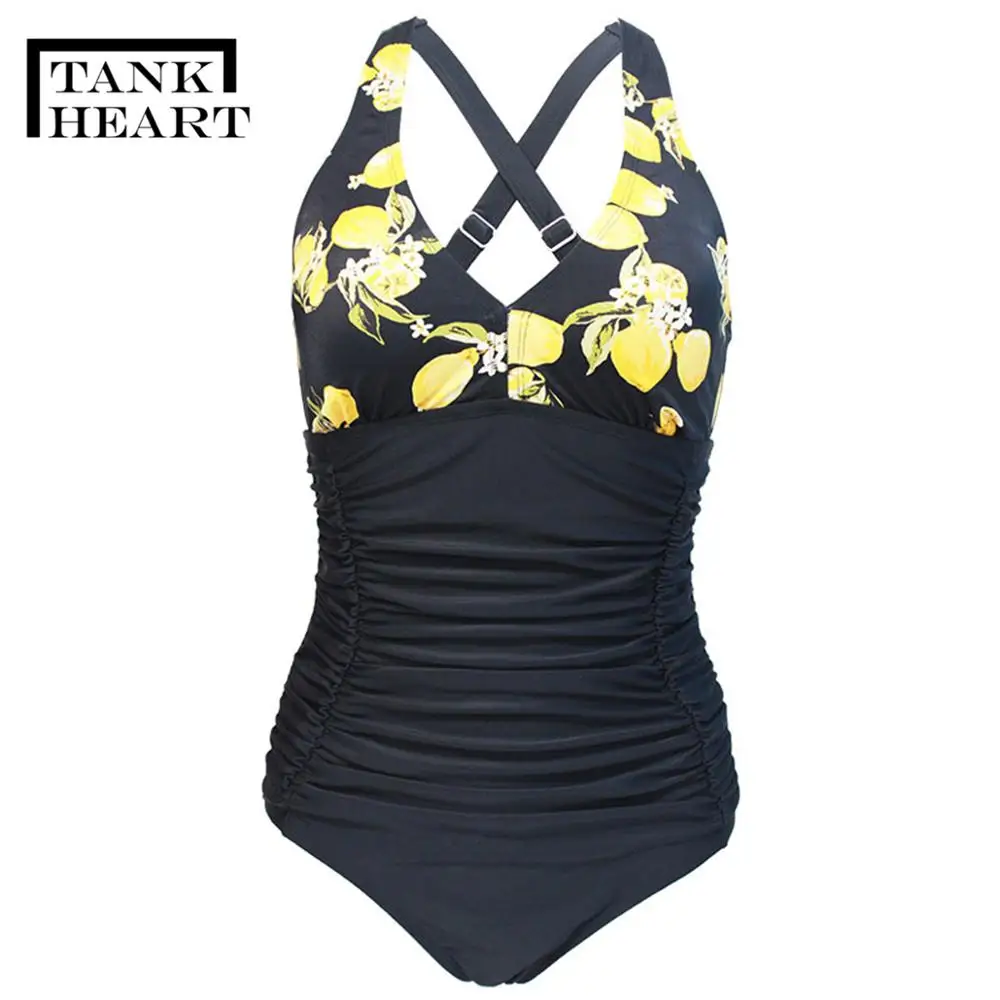 Sexy Black One-Piece Suits Monokini Plus Size Swimwear One Piece Swimsuit push up Swimsuits Swim Bathing Suit Women swimming 3XL