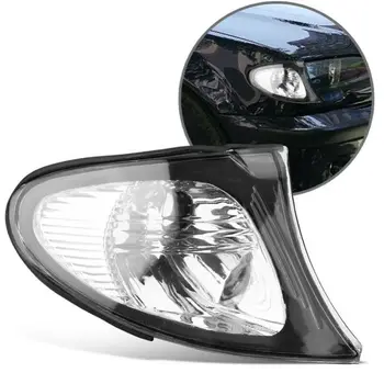 

Auto Turn Signal Light Left+Right Corner Lamp Clear For BMW E46 3 Series 4DR 02-05 Durable